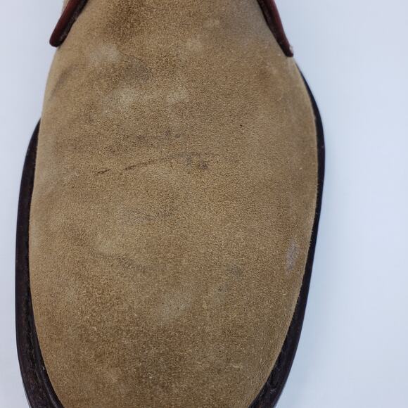 To Boot New York Adam Derrick Mens Size 10.5 Tan Suede Italy Made Oxford Shoes main image 14